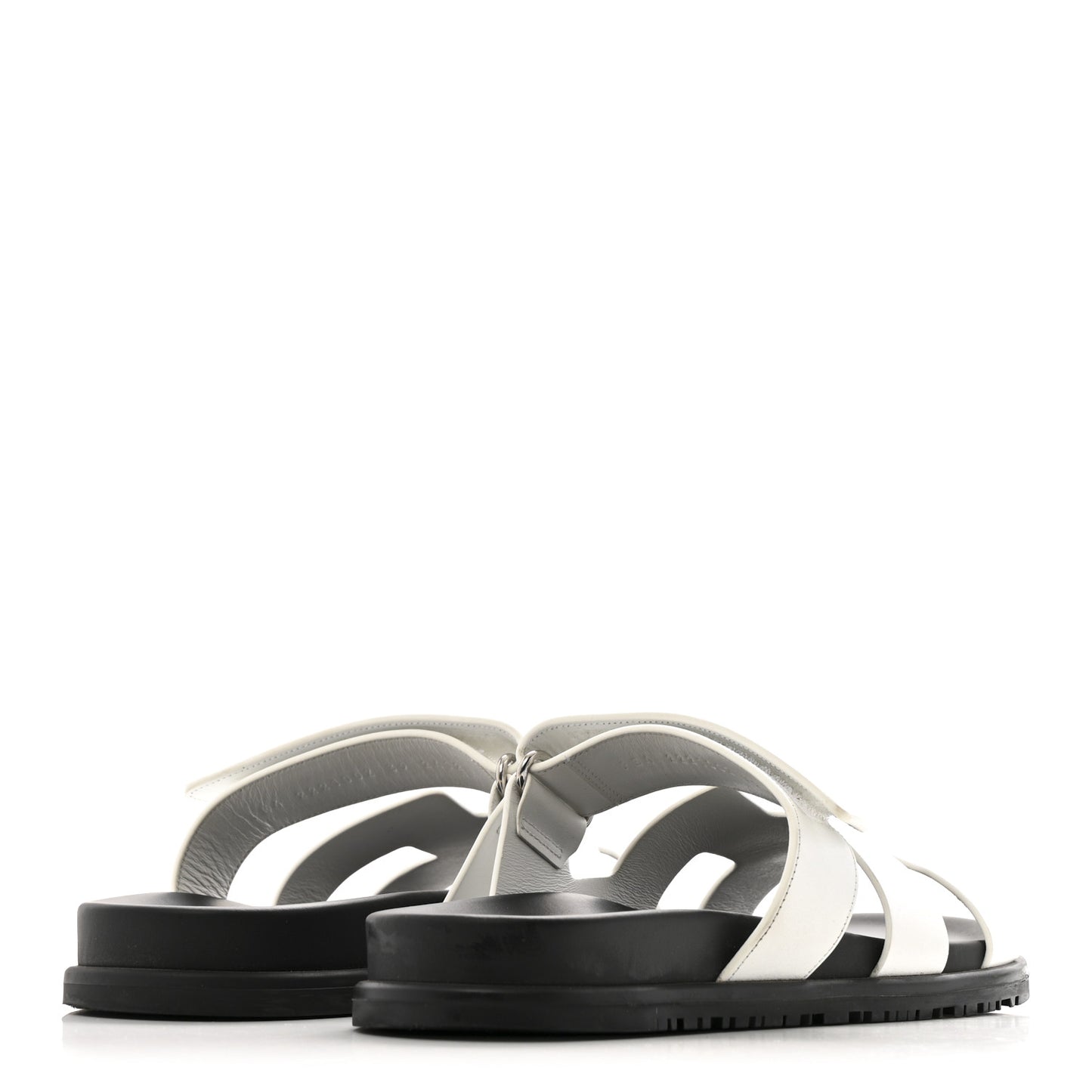 Calfskin Womens Chypre Sandals 39 White