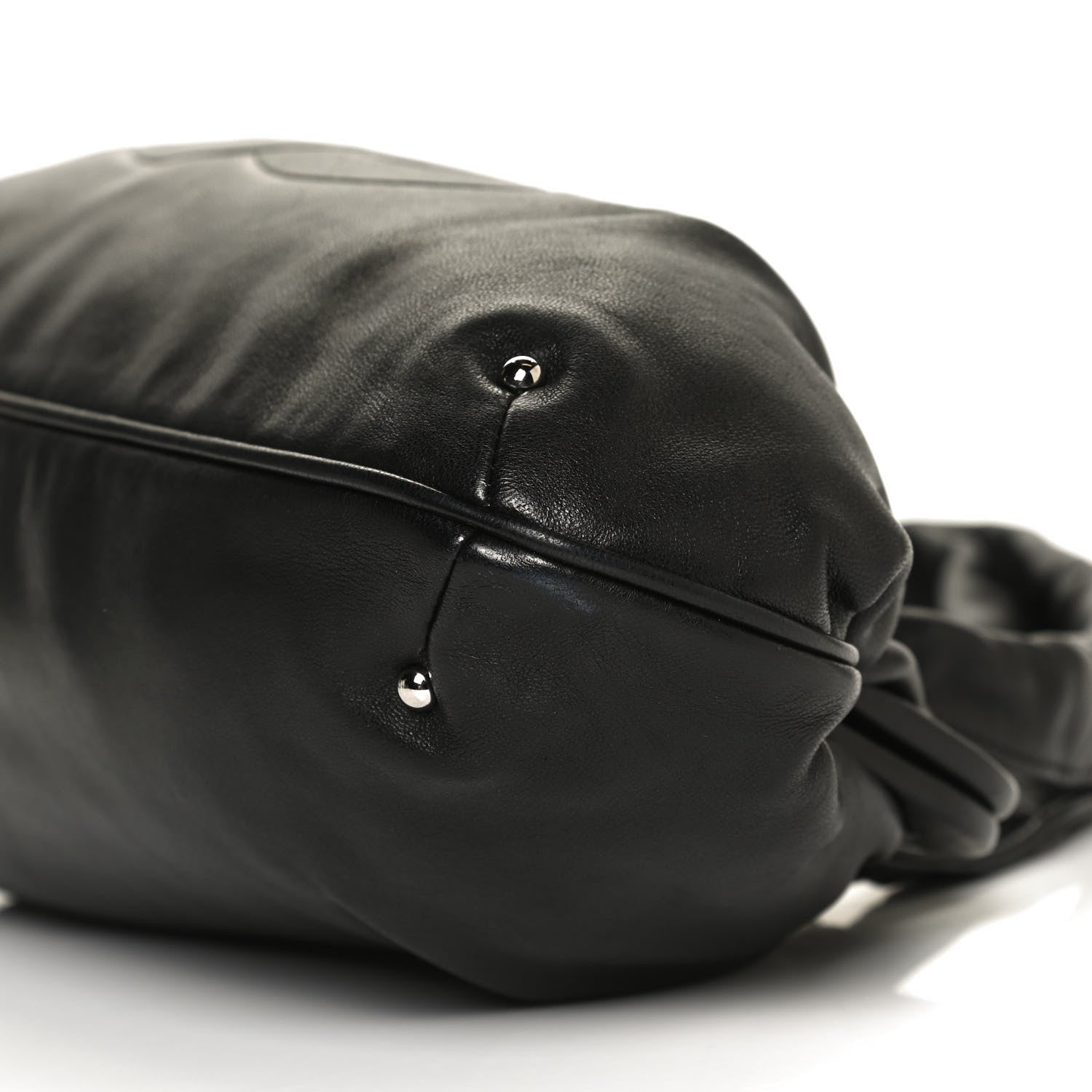 Chanel Lambskin Kiss Lock Frame Bag Black 9 of 10