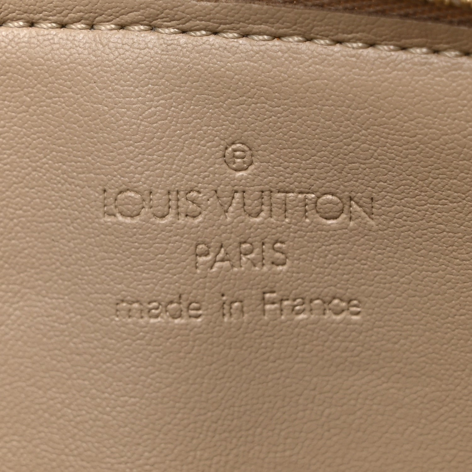 Louis Vuitton Vernis Lexington Pochette Beige 5 of 9
