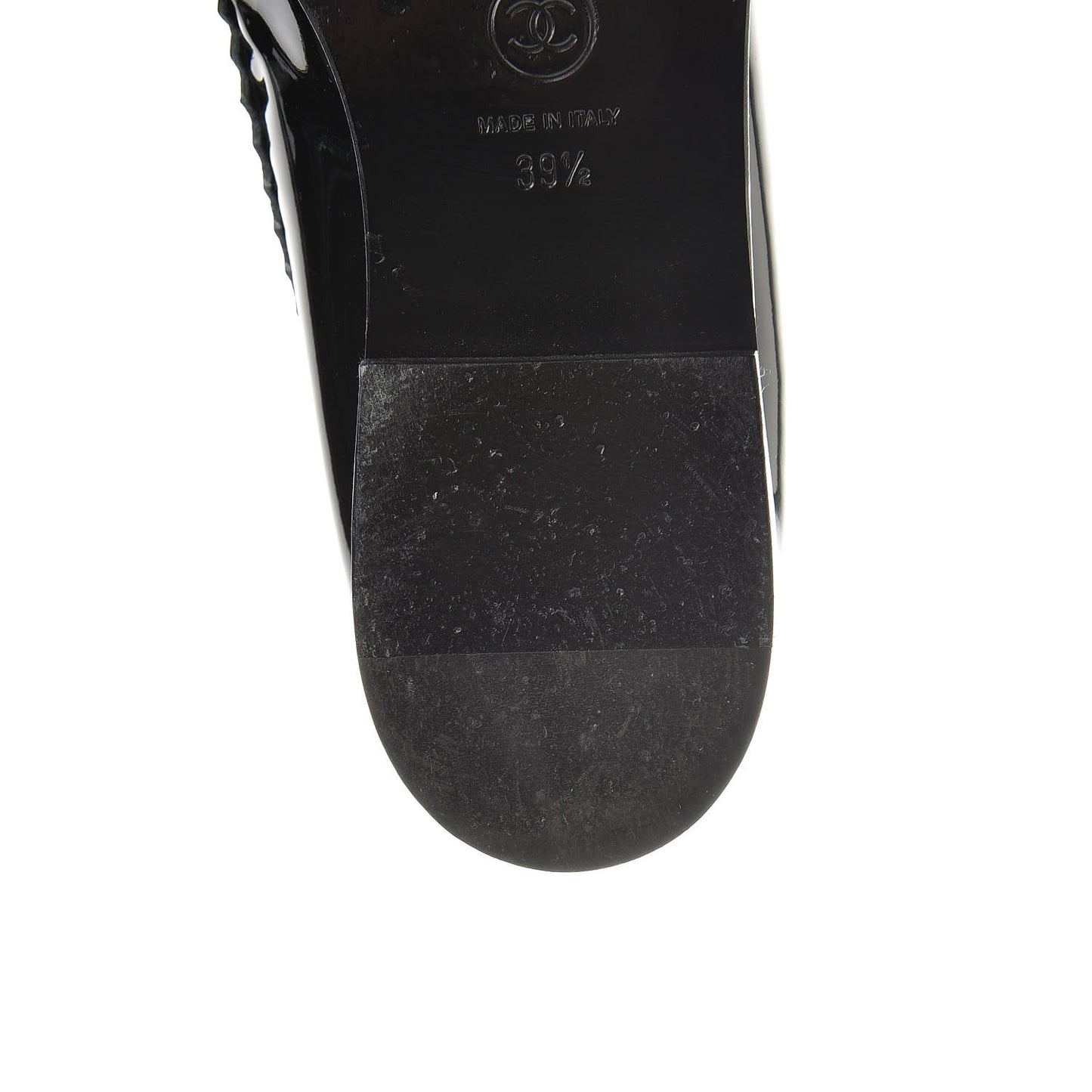 Patent CC Mocassin Loafers 39.5 Black