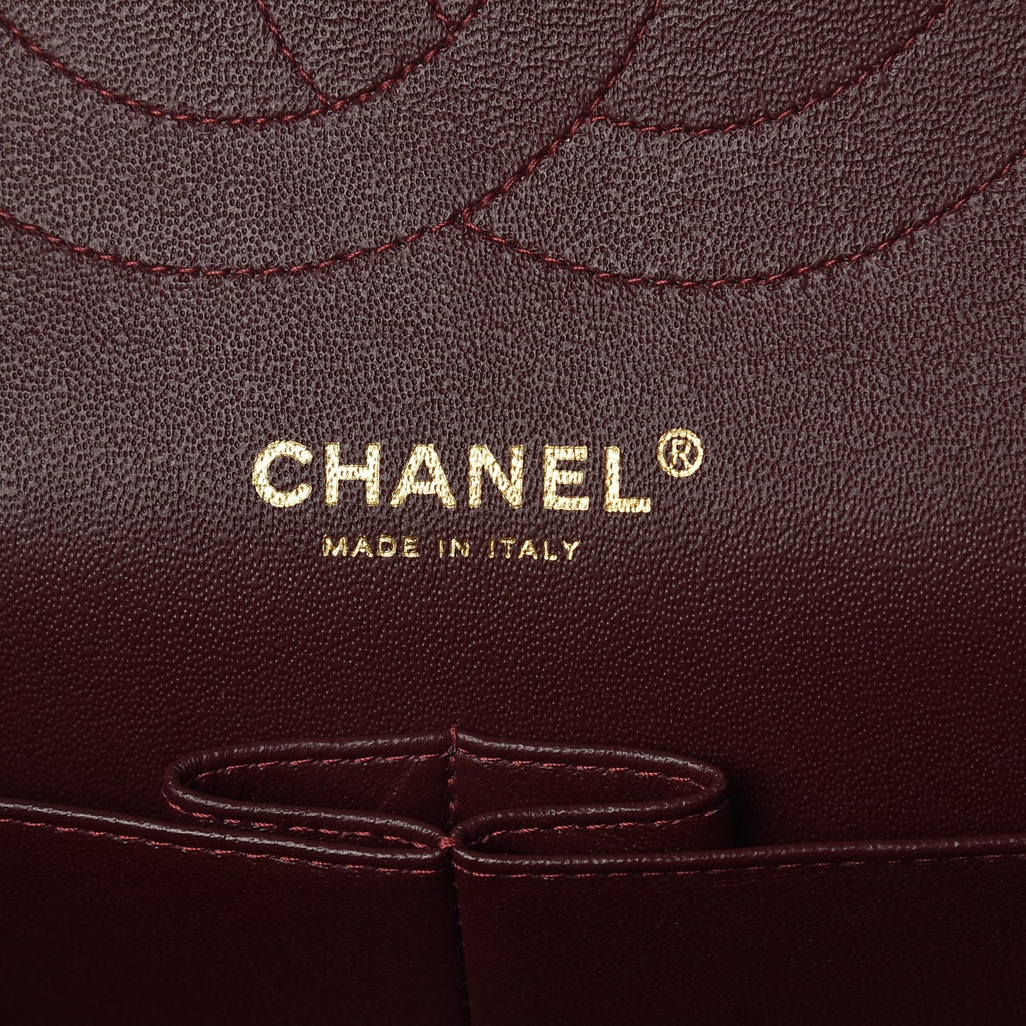 Lambskin Quilted Jumbo Double Flap Black
