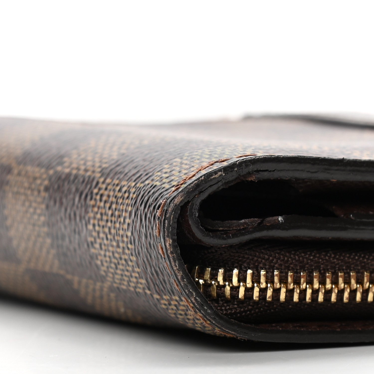 Louis Vuitton Damier Ebene Zippe Zipped Compact Wallet 7 of 9