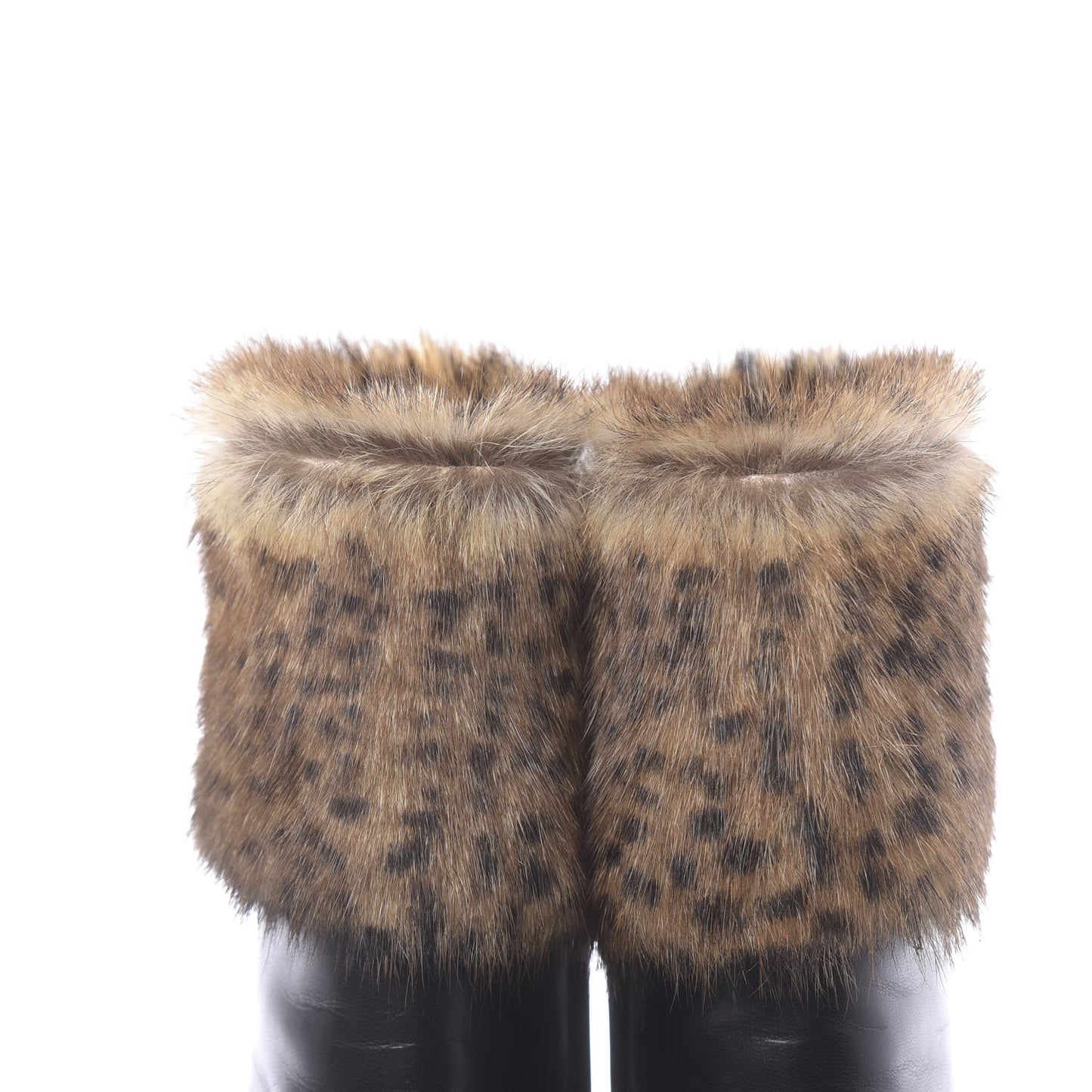 Calfskin Fur Debbie Booties 37.5 Black