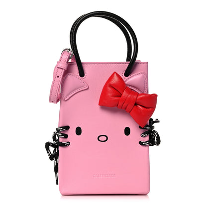 Balenciaga Calfskin Hello Kitty Phone Holder Bag Pink 1 of 10