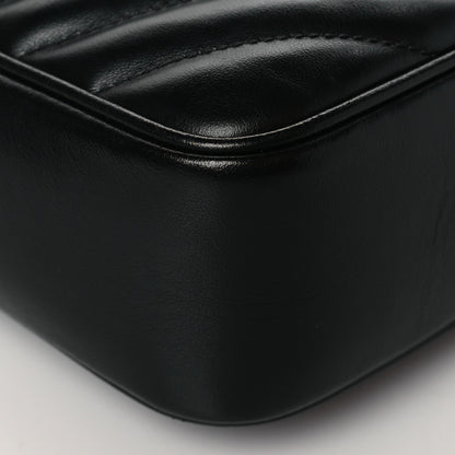 Saint Laurent Calfskin Matelasse Monogram Lou Camera Bag Black 9 of 10
