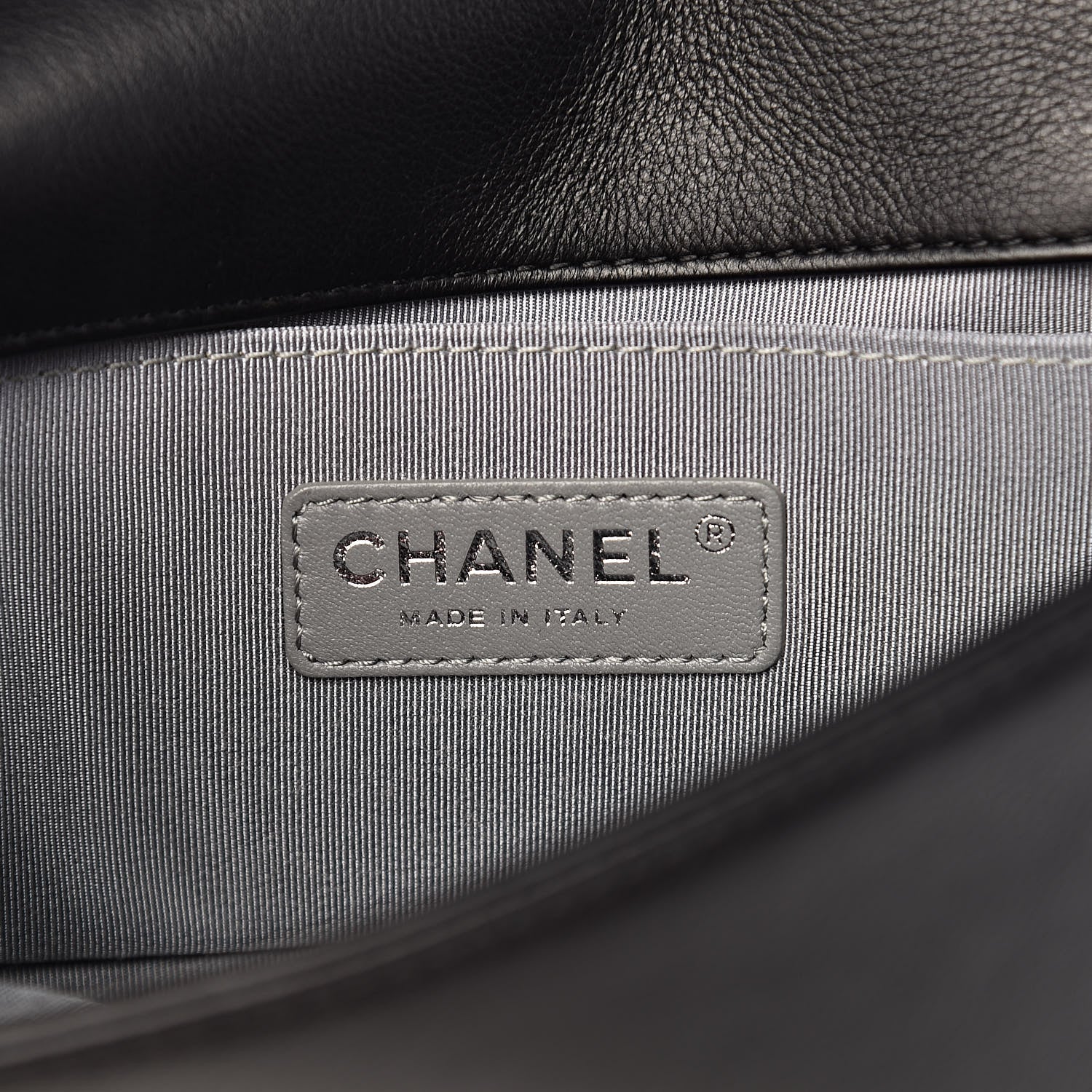 Chanel Calfskin Double Stitch Small Boy Flap Black 6 of 10