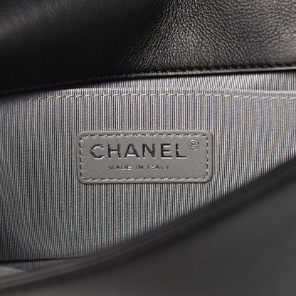 Chanel Calfskin Double Stitch Small Boy Flap Black 6 of 10