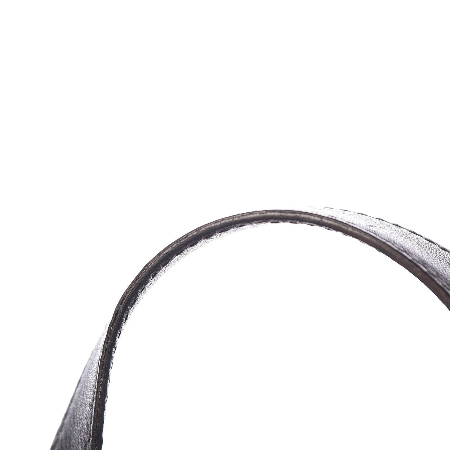 Metallic Calfskin Oversized Muse Gunmetal