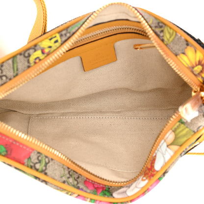 Gucci GG Supreme Monogram Flora Medium Ophidia Belt Bag Beige Multicolor Crop 5 of 8