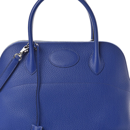Hermes Taurillon Clemence Bolide 31 Bleu Electrique 6 of 9