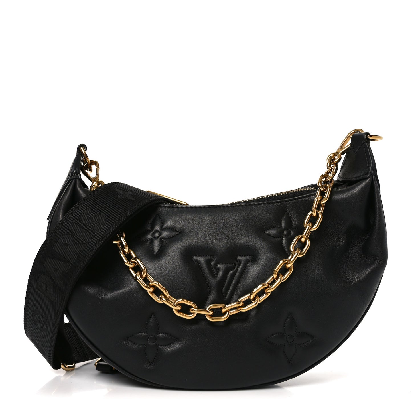 Calfskin Bubblegram Over The Moon Black