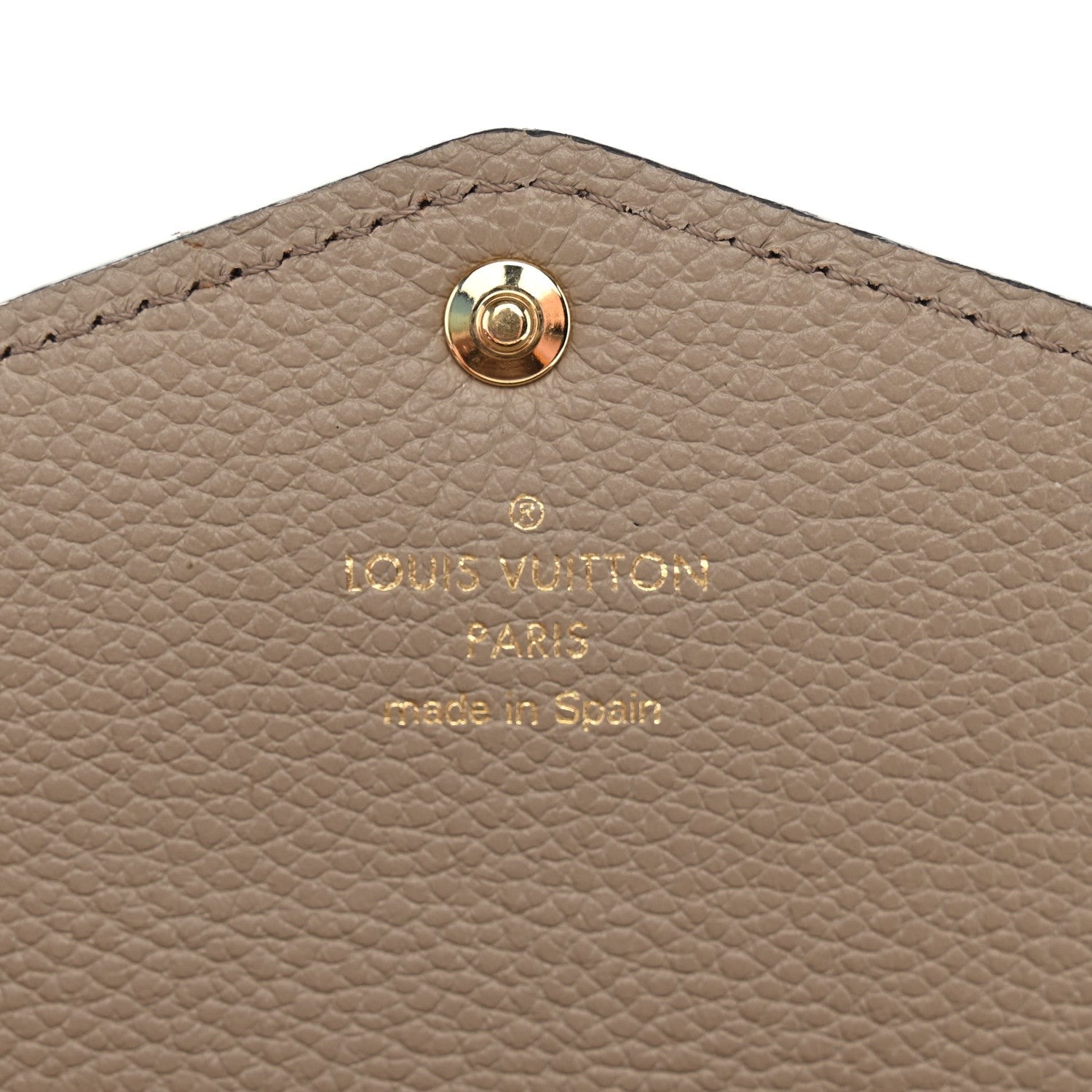 Louis Vuitton Empreinte Monogram Giant Sarah Wallet Tourterelle Creme 6 of 8