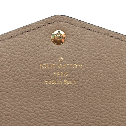 Louis Vuitton Empreinte Monogram Giant Sarah Wallet Tourterelle Creme 6 of 8