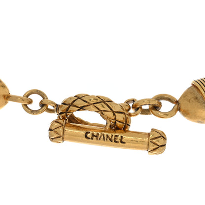 Chanel Metal Chain Necklace Gold 3 of 4