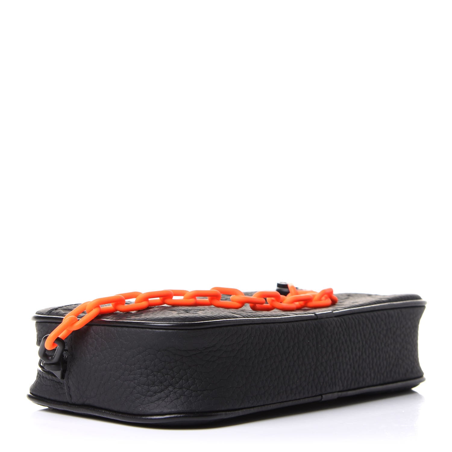 Louis Vuitton Taurillon Monogram Uniformes Solar Ray Soft Pochette Volga Belt Bag Black 5 of 11