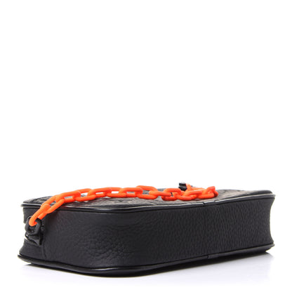 Louis Vuitton Taurillon Monogram Uniformes Solar Ray Soft Pochette Volga Belt Bag Black 5 of 11