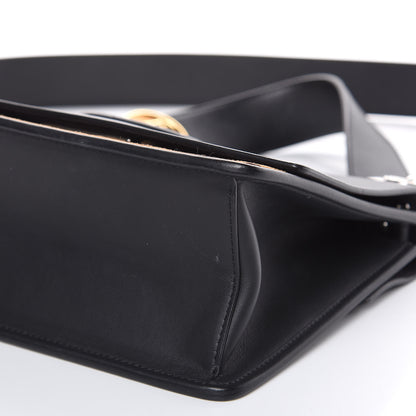 Fendi Vitello Century Velvet F is Fendi FF Kan I Shoulder Bag Black Tobacco 11 of 11