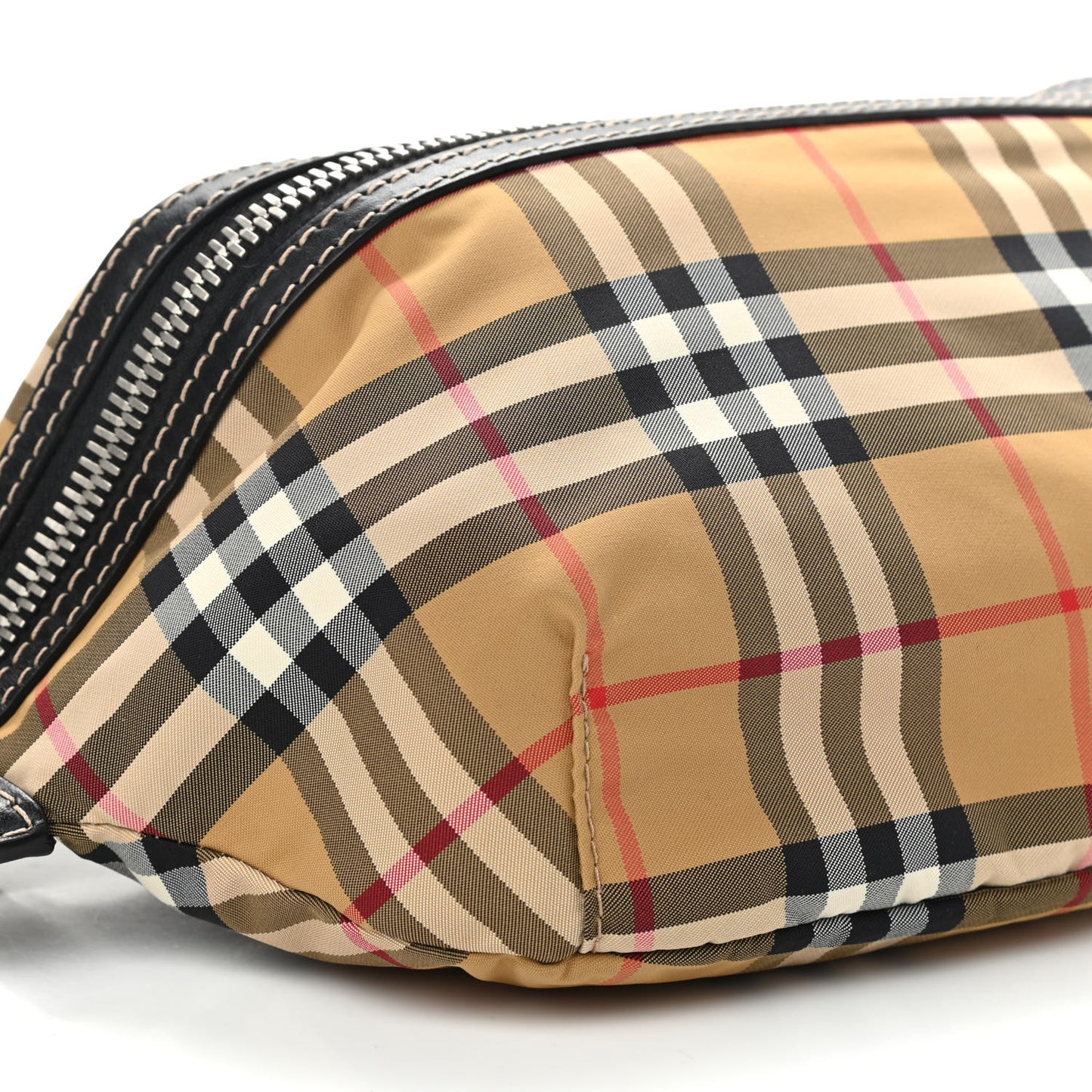 Nylon Vintage Check Cannon Bum Bag Archive Beige Black