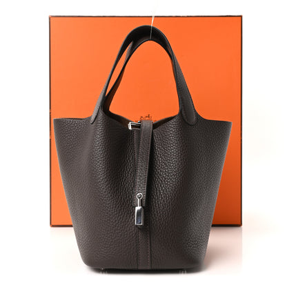 Hermes Taurillon Clemence Picotin Lock 18 PM Ebene 11 of 11