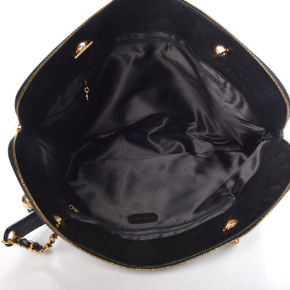 Chanel Caviar Large CC Shoulder Bag Black 5 of 13
