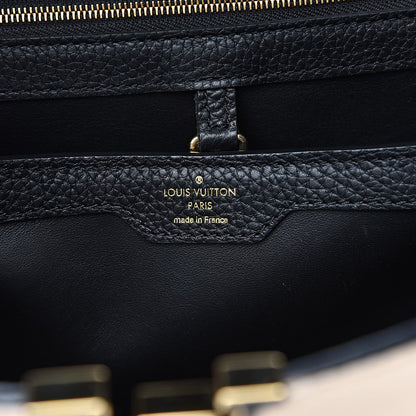 Louis Vuitton Taurillon Capucines PM Creme Black 6 of 10
