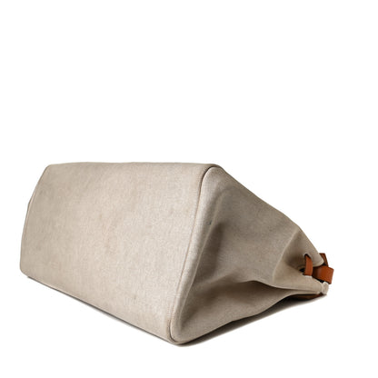 Hermes Toile Vache Calfskin Herbag Cabin Natural 9 of 23