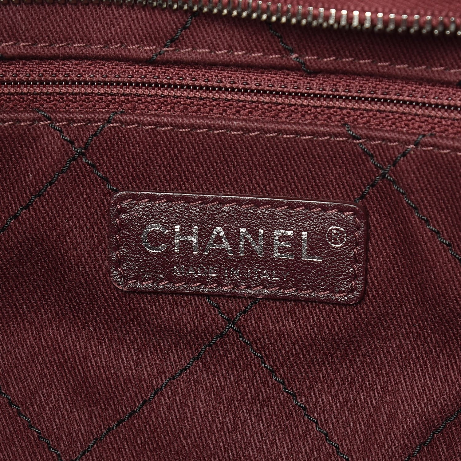 Chanel Grained Calfskin Shopping Fever Tote Black 9 of 17