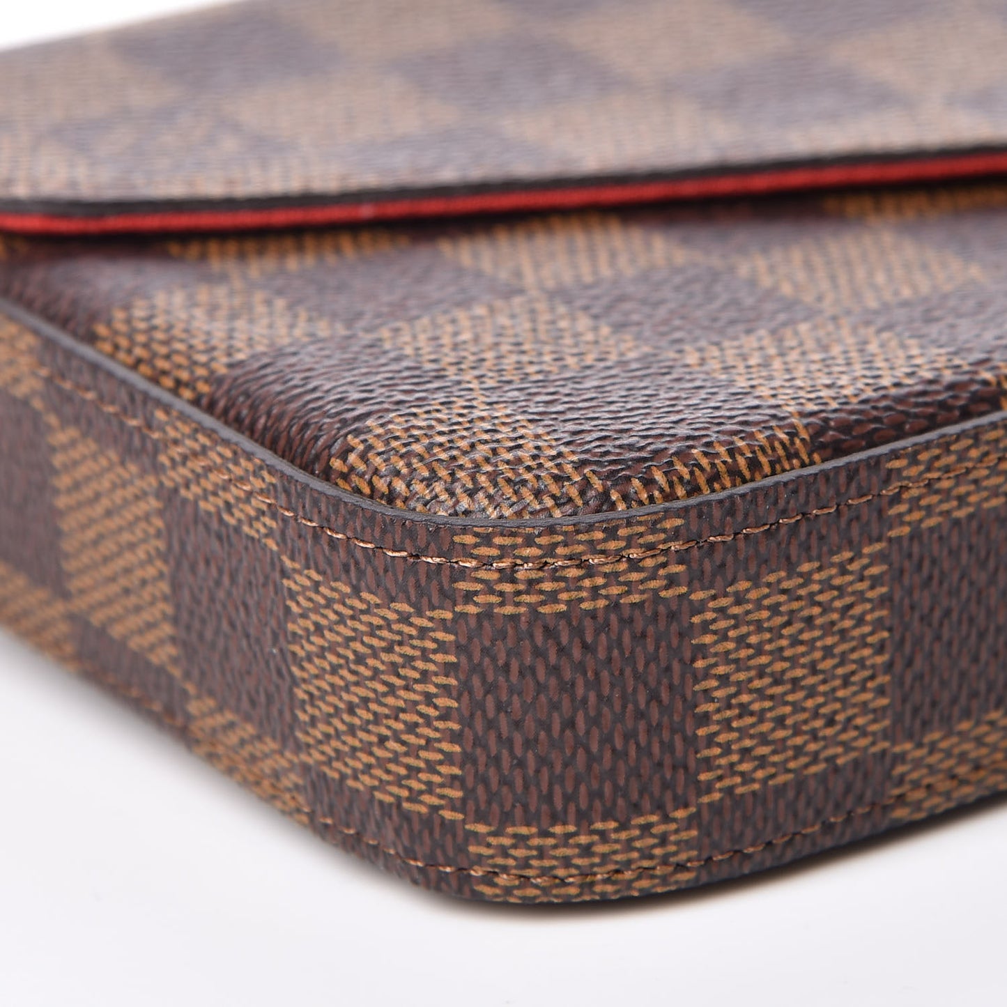 Damier Ebene Pochette Felicie Chain Wallet