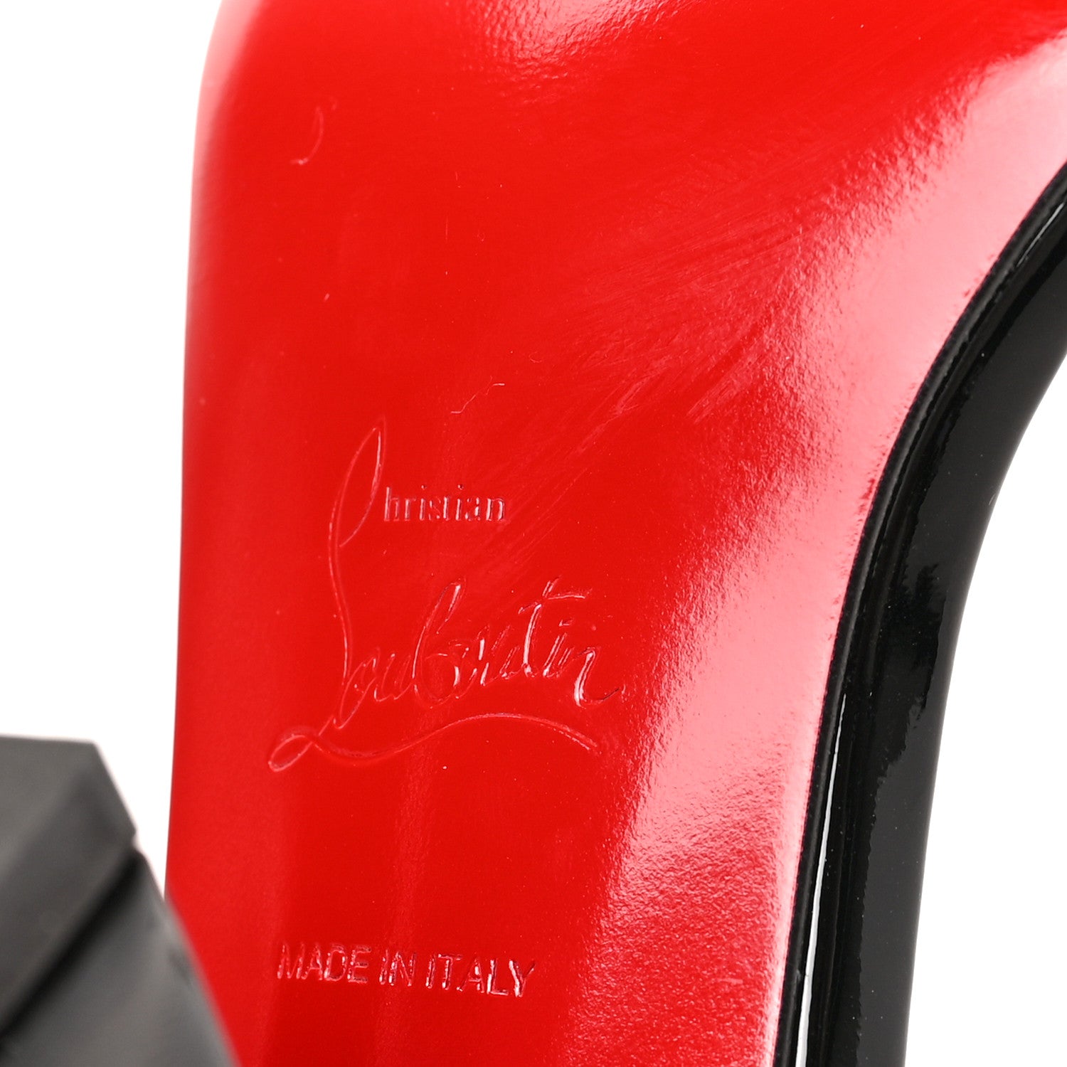 Christian Louboutin Patent Miss Sabina 85 Sandals 39 Black 6 of 8