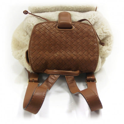 Bottega Veneta Woven Leather Wool Backpack 5 of 9
