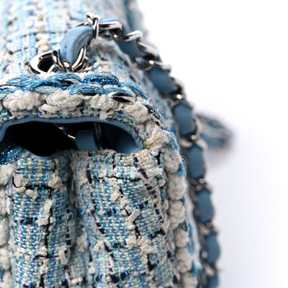Chanel Tweed Braid Mini Flap Blue White Navy 12 of 12