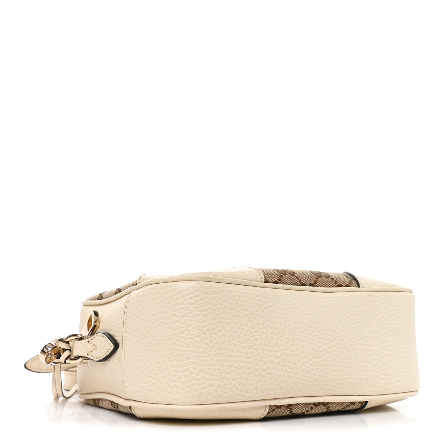 Monogram Dollar Calfskin Mini Bree Messenger Bag Beige Ebony Avoire
