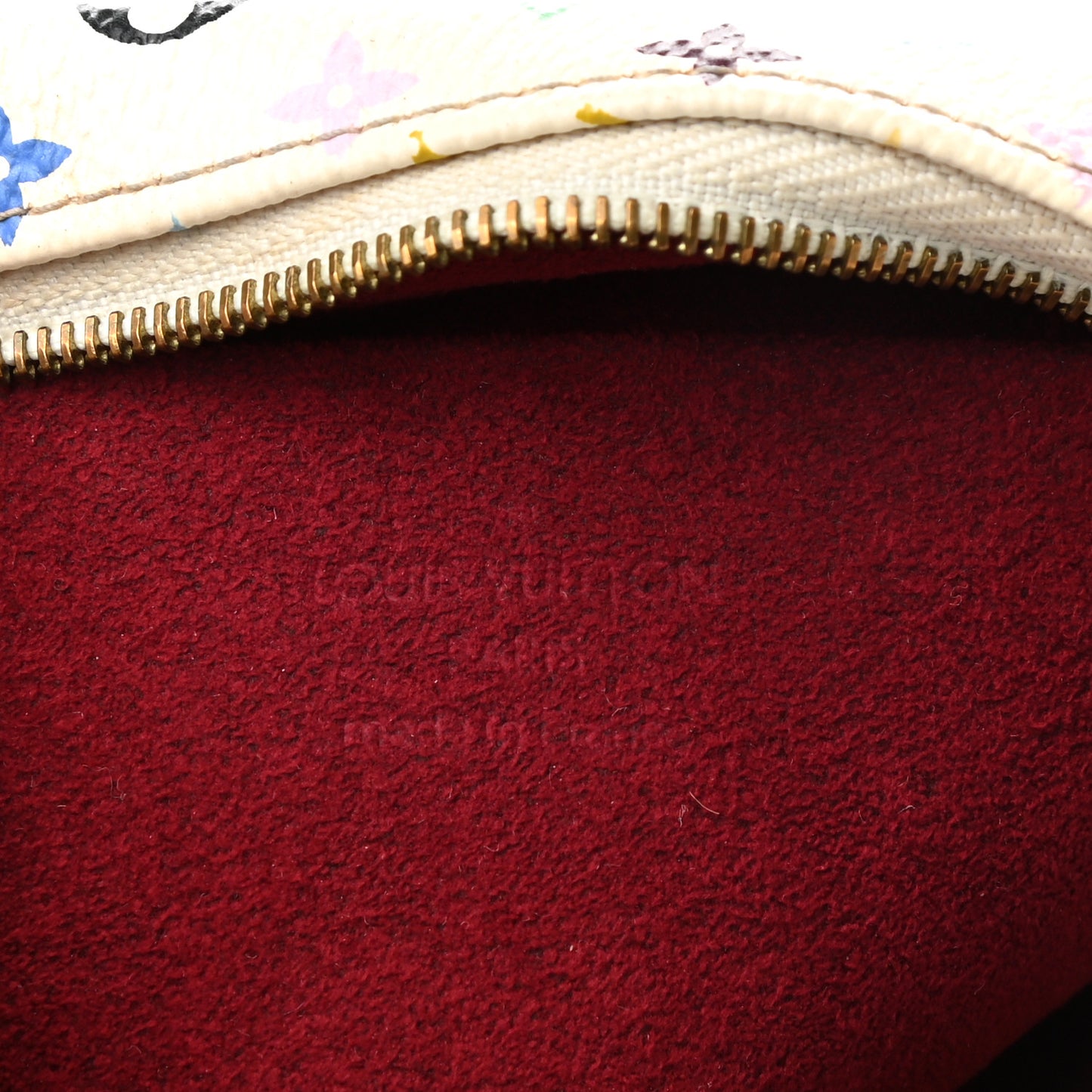 Monogram Multicolor Trousse Wapity White