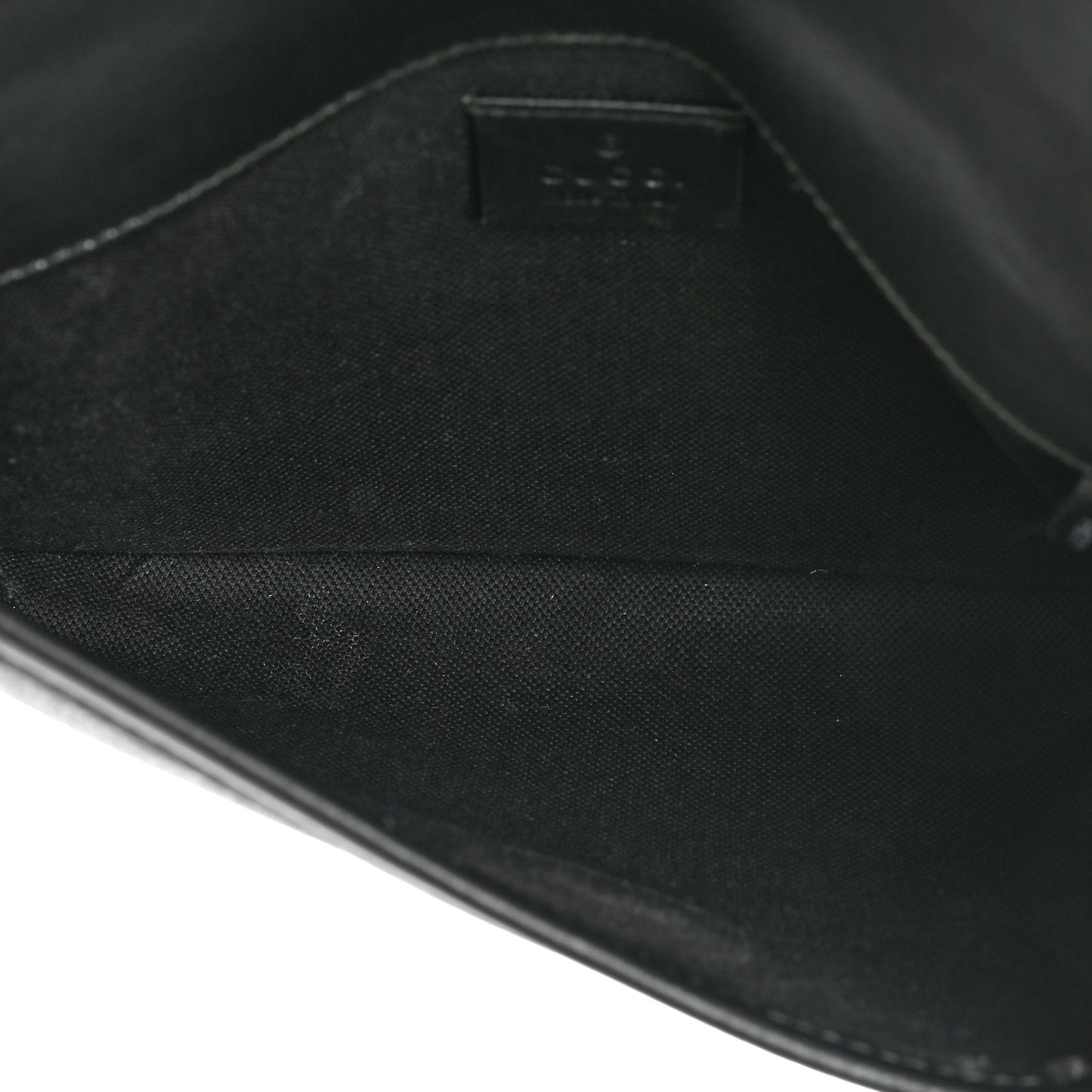 GG Supreme Monogram Web Slim Belt Bag Black Grey