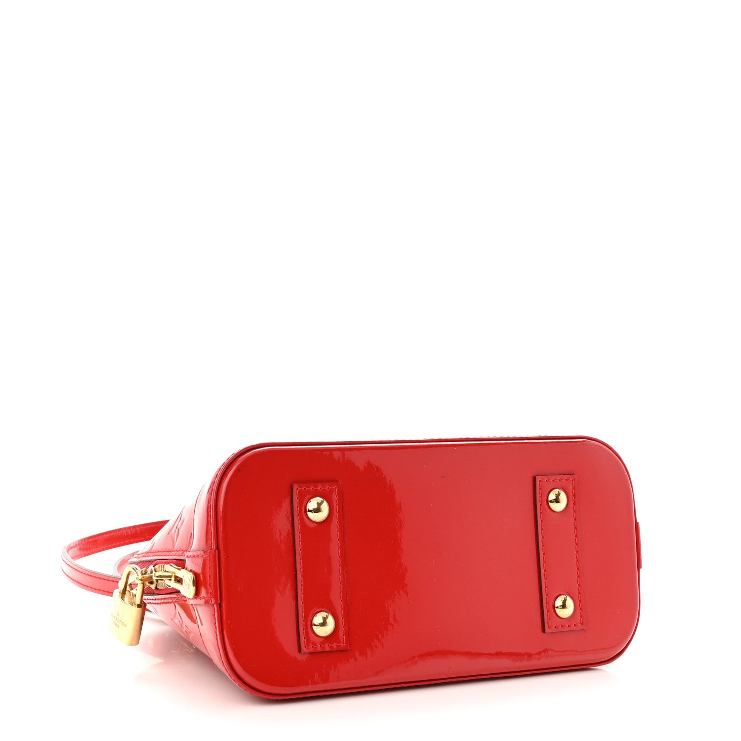 Louis Vuitton Vernis Alma BB Cherry 4 of 9