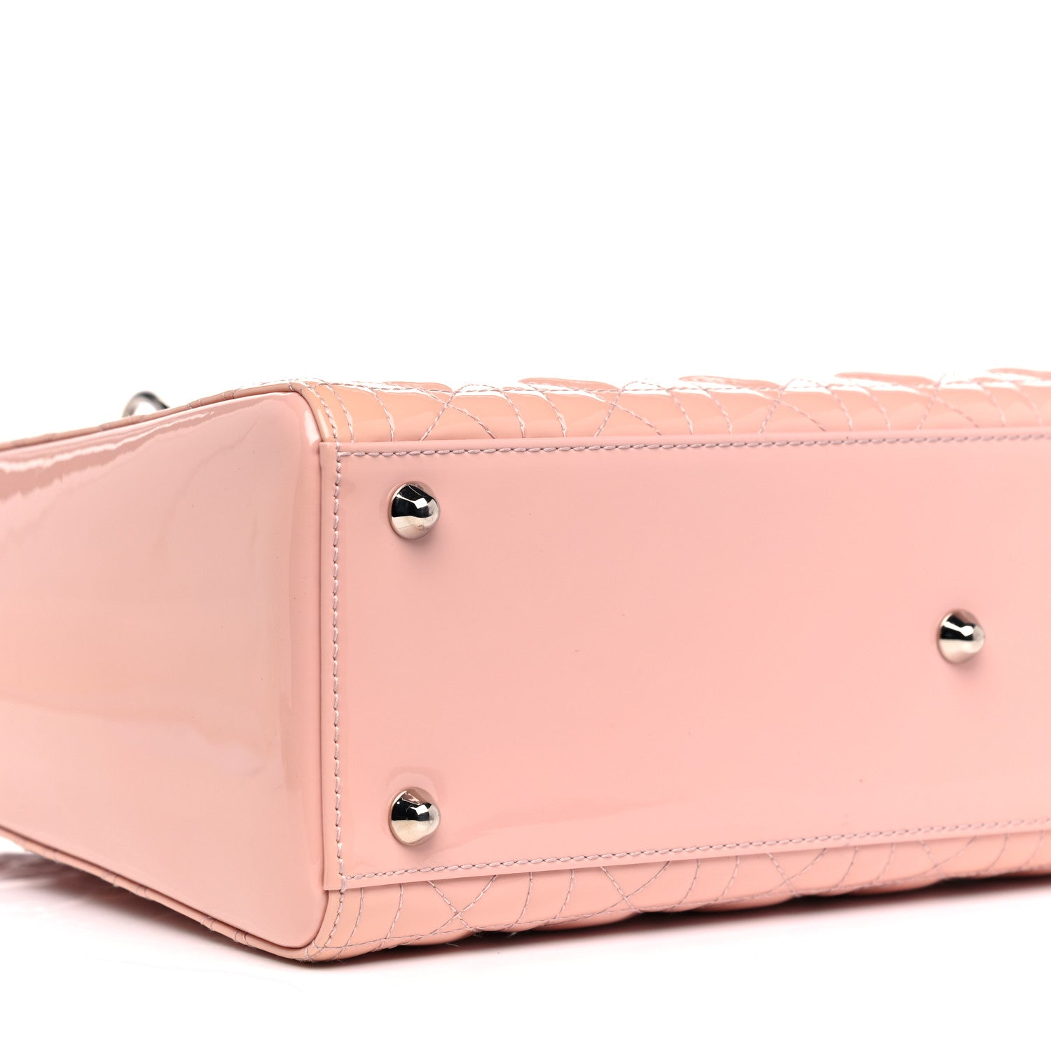 Christian Dior Patent Cannage Large Lady Dior Light Pink 8 of 13
