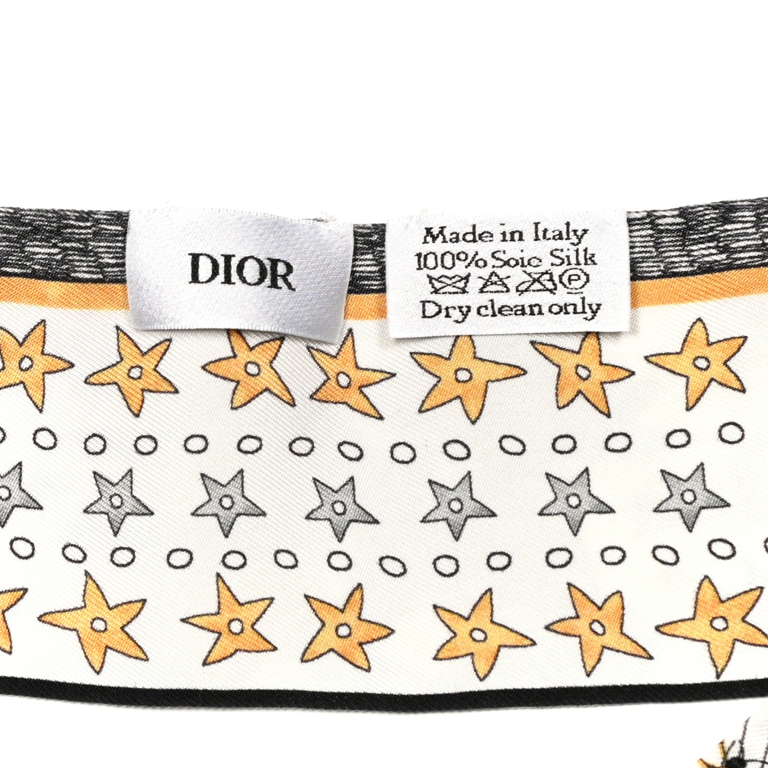 Christian Dior Silk L'Etoile Mitzah Scarf 3 of 4