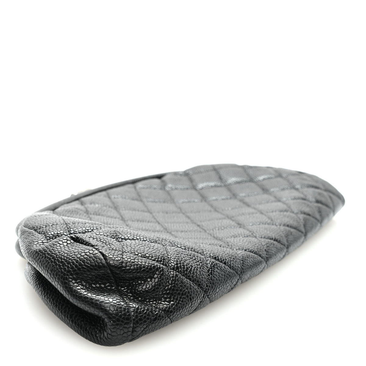 Caviar Quilted Timeless Clutch Black