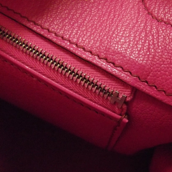 Ostrich Birkin 30 Fuchsia