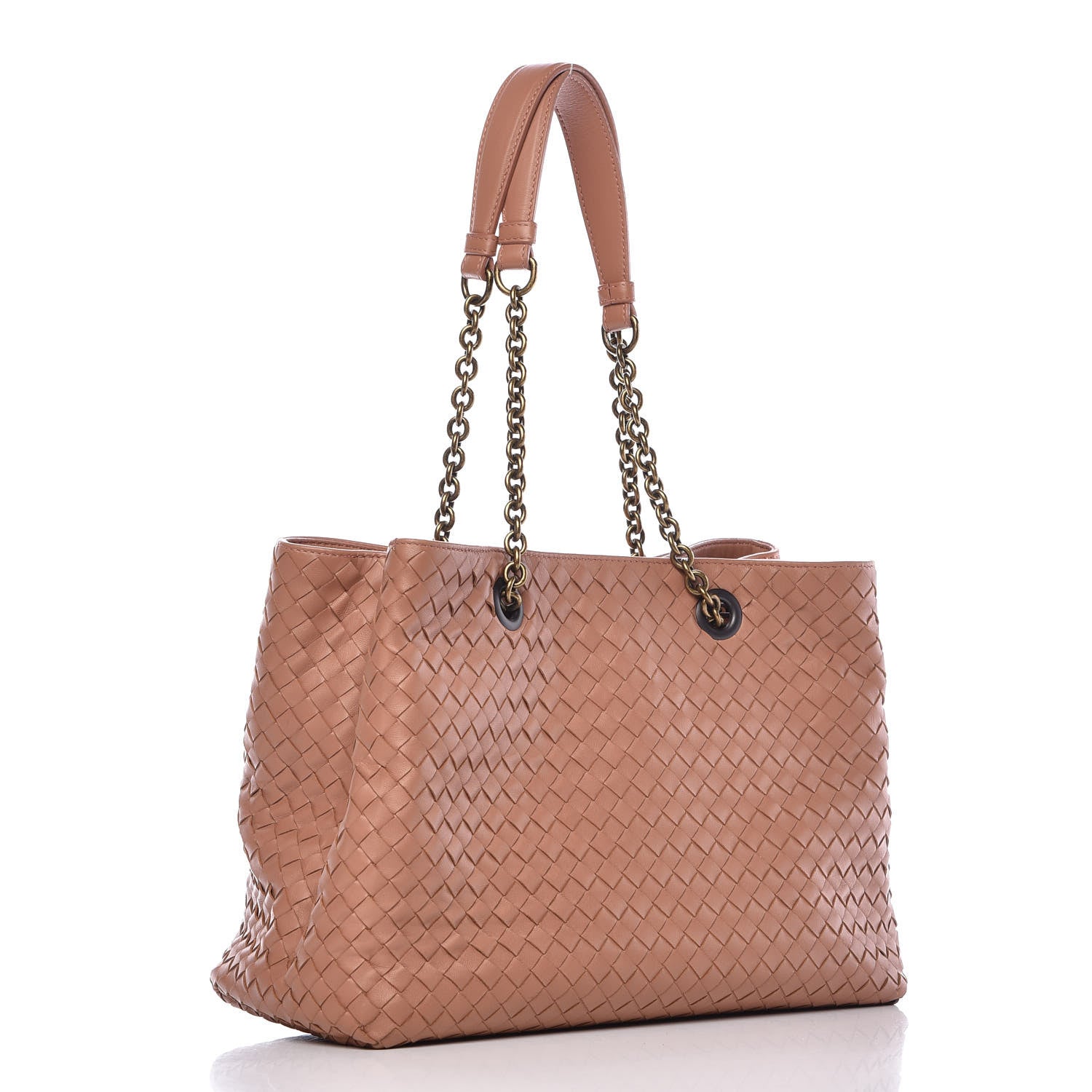 Bottega Veneta Nappa Intrecciato Medium Tote Dusty Rose 3 of 8