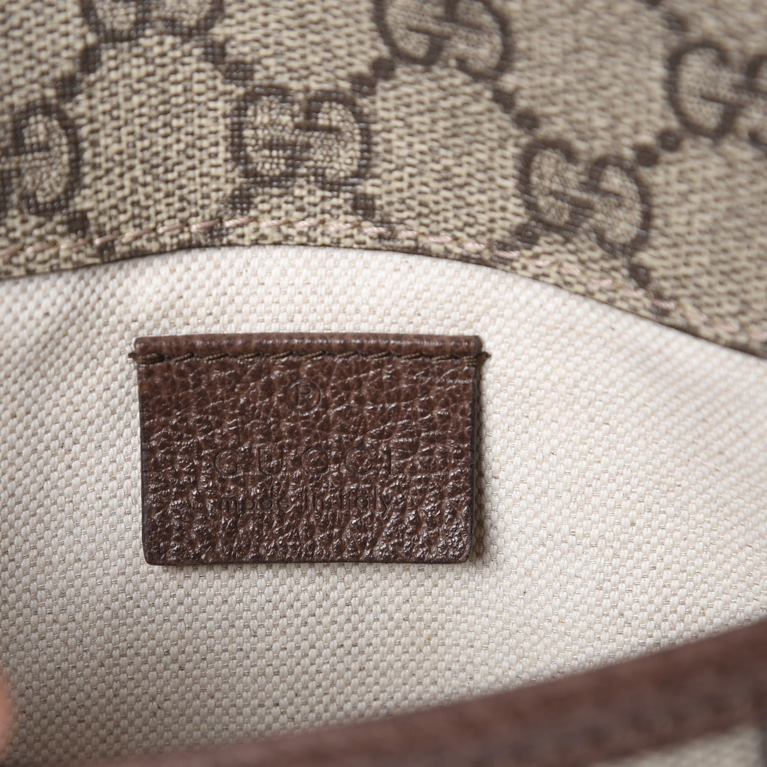 Gucci GG Supreme Monogram Neo Vintage Web Belt Bag Brown 6 of 8