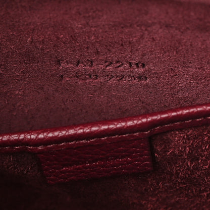 Celine Drummed Calfskin Nano Luggage Acai 8 of 12