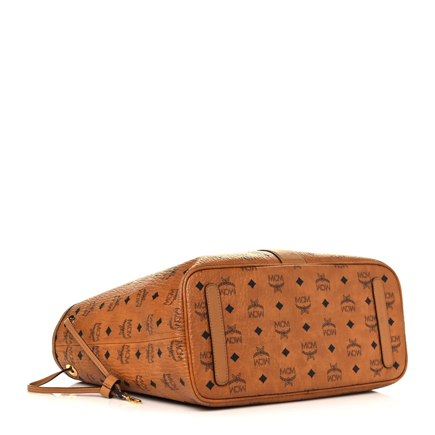 Visetos Medium Liz Reversible Shopper Tote Cognac