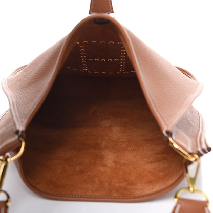 Hermes Taurillon Clemence Evelyne III GM Gold 5 of 11