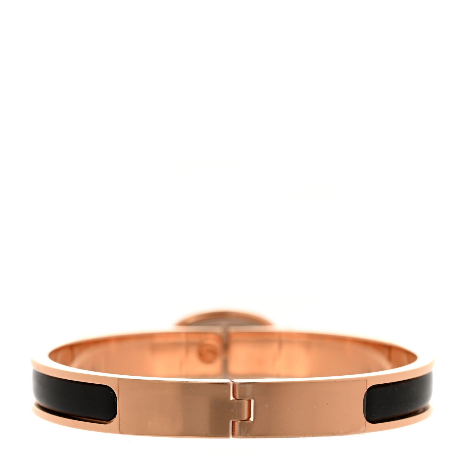 Hermes Enamel Mini Clic Chaine d'Ancre Bracelet PM Black 3 of 5