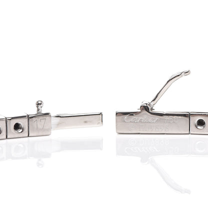 Cartier 18K White Gold Lanieres Bracelet 4 of 4