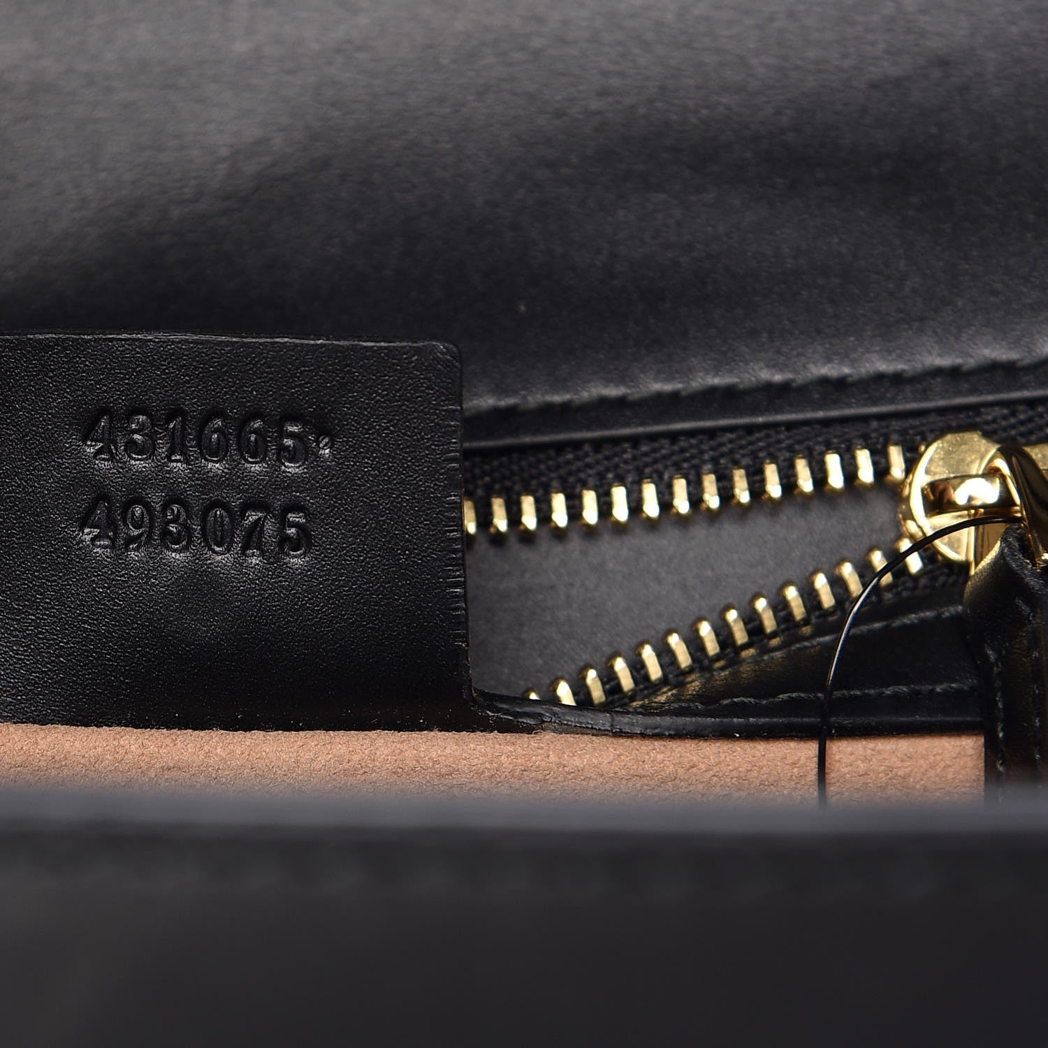 Gucci Calfskin Medium Sylvie Top Handle Bag Black 7 of 7