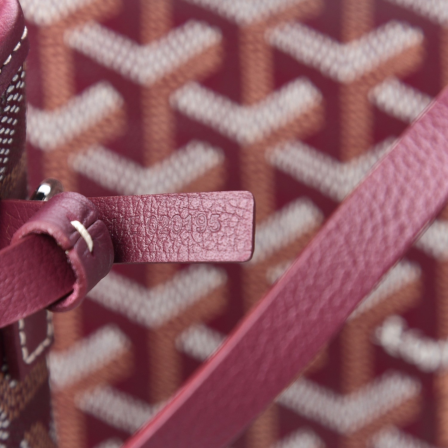 Goyard Goyardine Isabelle Tote Burgundy 7 of 12