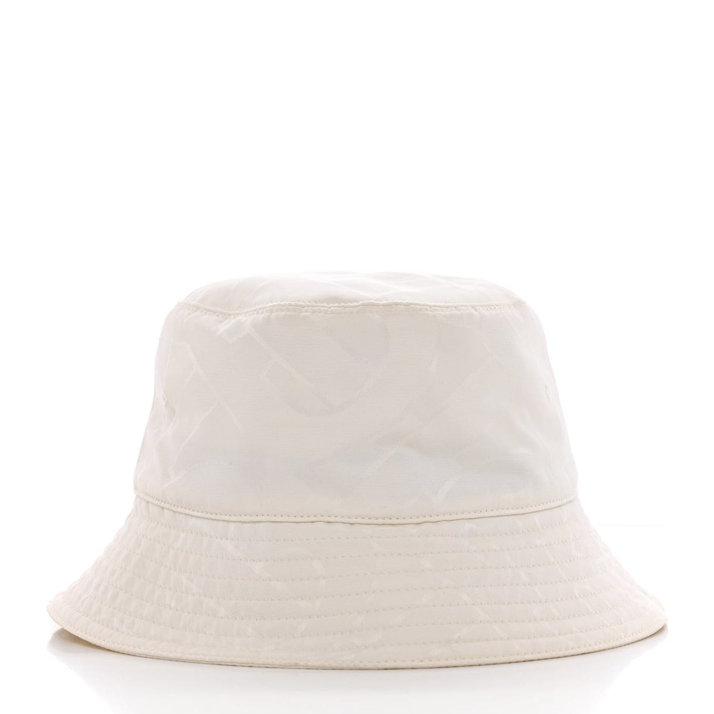 Polyester Logo Bucket Hat M White