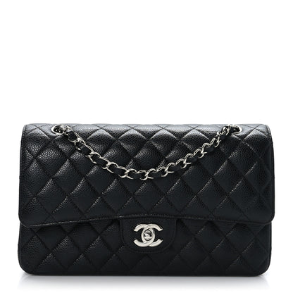 Chanel Caviar Quilted Medium Double Flap Black 1 of 9